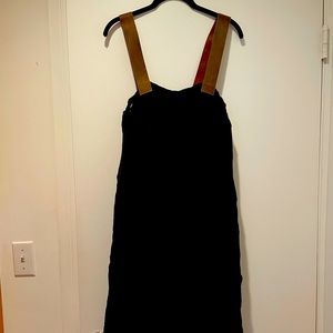 Hazel Brown Collection Leather Strap Dress NEW